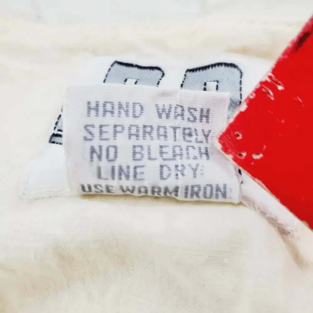 OO Designs 100% Cotton Western Style Vest Unisex Small Blue Denim Embroiled Rare - Picture 12 of 12